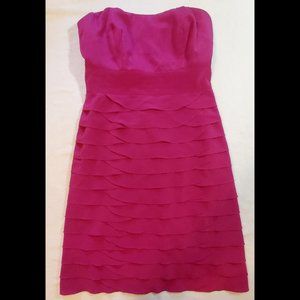 Gianni Bini strapless formal dress, Fuchsia pink 0
